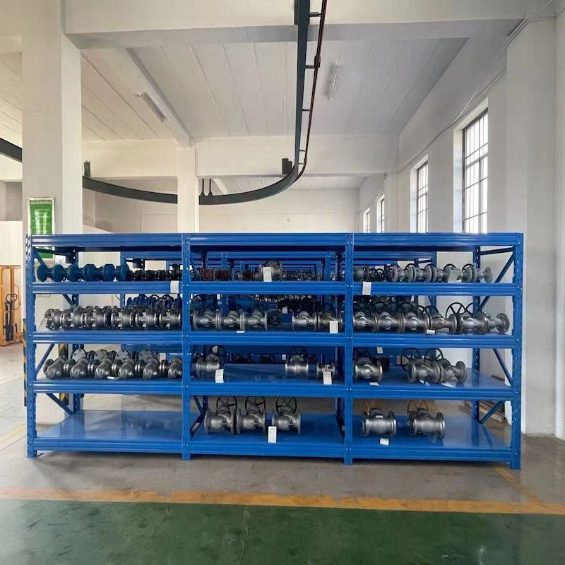 重型搁板货架安装现场